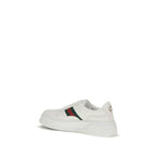 Gucci White Calf Leather Bos Taurus Chunky Sneakers Gucci