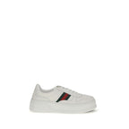 Gucci White Calf Leather Bos Taurus Chunky Sneakers Gucci