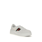 Gucci White Calf Leather Bos Taurus Chunky Sneakers Gucci