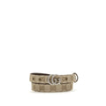 Gucci Beige Fabric Thin Belt Gucci