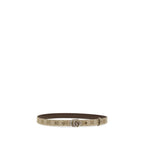 Gucci Beige Fabric Thin Belt Gucci