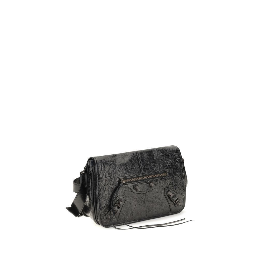 Balenciaga Black Lamb Ovis Aries Aries Shoulder Bag Balenciaga