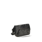 Balenciaga Black Lamb Ovis Aries Aries Shoulder Bag Balenciaga