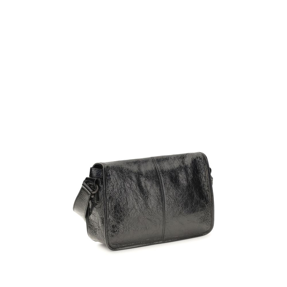 Balenciaga Black Lamb Ovis Aries Aries Shoulder Bag Balenciaga