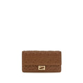 Fendi Brown Calf Leather Bos Taurus Wallet Fendi