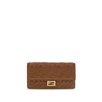 Fendi Brown Calf Leather Bos Taurus Wallet Fendi