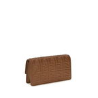 Fendi Brown Calf Leather Bos Taurus Wallet Fendi