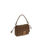 Fendi Brown Raffia Shoulder Bag Fendi