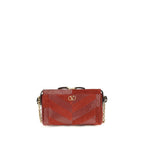 Valentino Garavani Multicolor Calf Leather Bos Taurus Shoulder Bag Valentino Garavani