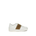 Valentino Garavani White Calf Leather Bos Taurus Sneakers Valentino Garavani