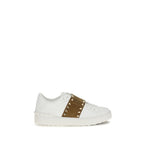 Valentino Garavani White Calf Leather Bos Taurus Sneakers Valentino Garavani