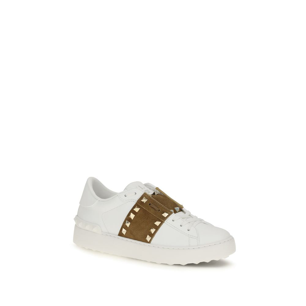 Valentino Garavani White Calf Leather Bos Taurus Sneakers Valentino Garavani