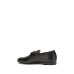 Valentino Garavani Black Calf Leather Bos Taurus Slip-On Loafers Valentino Garavani