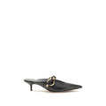 Balenciaga Black Calf Leather Bos Taurus Mules Balenciaga