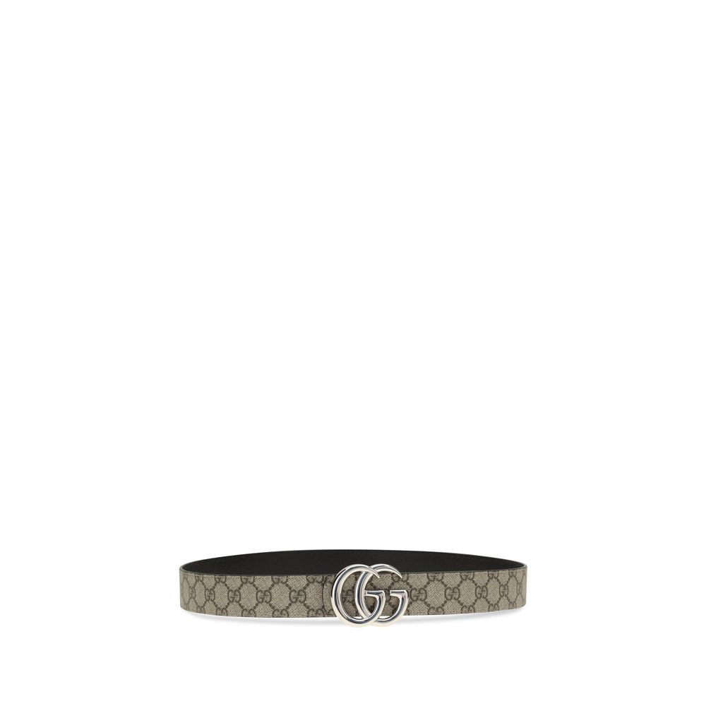 Gucci Beige Calf Leather Bos Taurus Regular Belt Gucci