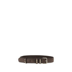 Valentino Garavani Brown Suede Leather Regular Belt Valentino Garavani