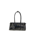 Prada Black Calf Leather Bos Taurus Handbag Prada