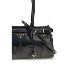 Prada Black Calf Leather Bos Taurus Handbag Prada