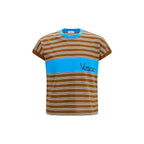 Versace Brown Cotton T-Shirt Versace