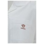 Versace White Cotton Dress Shirt Versace