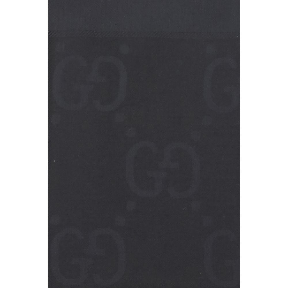 Gucci Black Wool Oves Aries Scarf Gucci