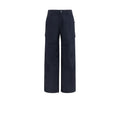 Burberry Blue Polyamide Cargo Pants Burberry