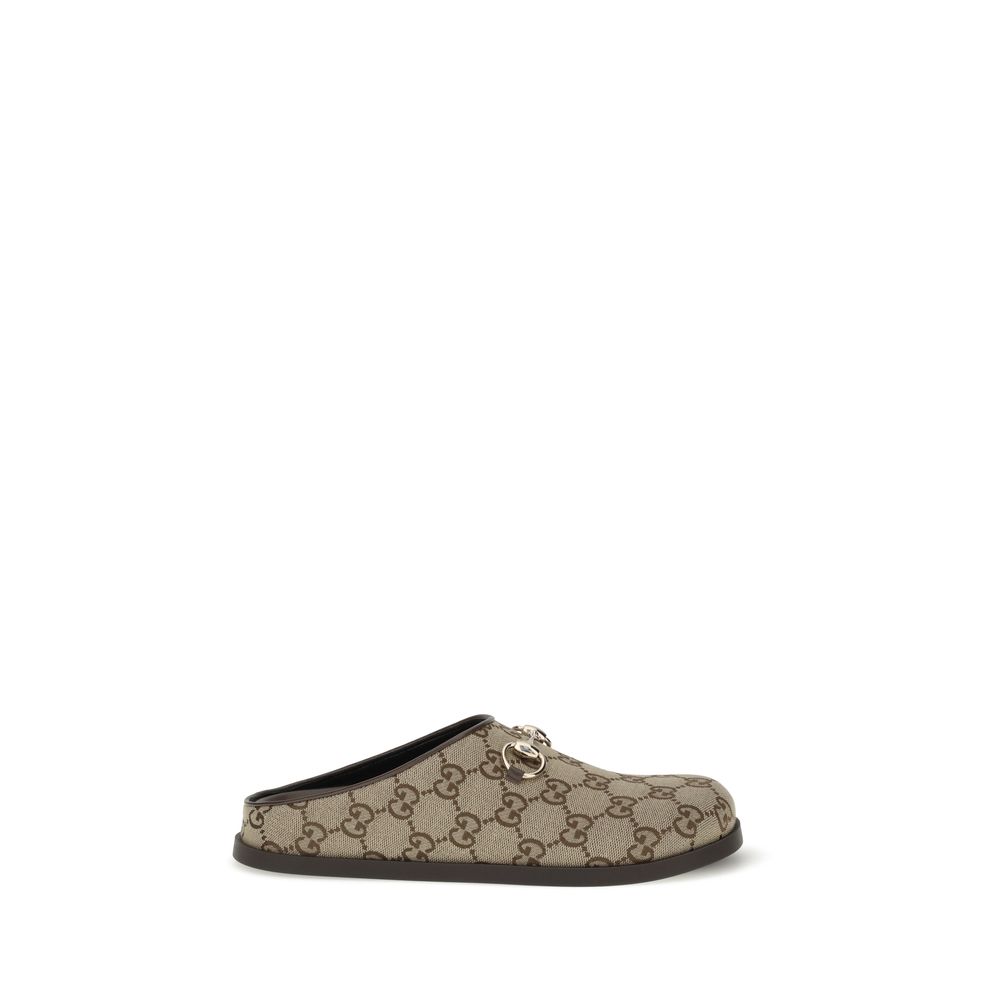 Gucci Beige Rubber Mules Gucci