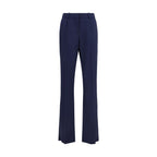 Balenciaga Blue Wool Oves Aries Pants Balenciaga