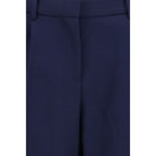 Balenciaga Blue Wool Oves Aries Pants Balenciaga