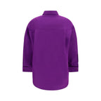 Balenciaga Purple Cotton Shirt Balenciaga