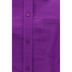 Balenciaga Purple Cotton Shirt Balenciaga