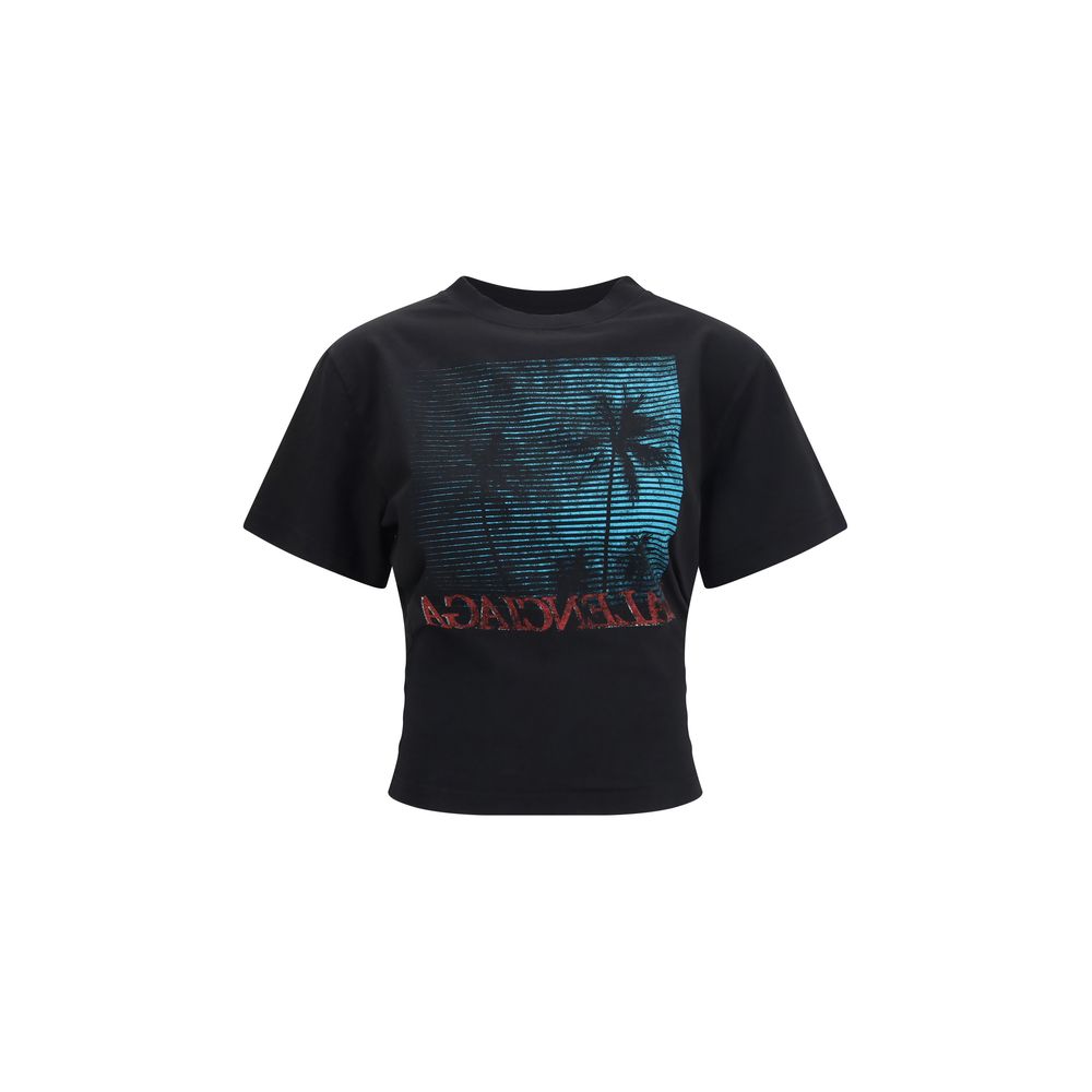 Balenciaga Black Cotton T-Shirt Balenciaga