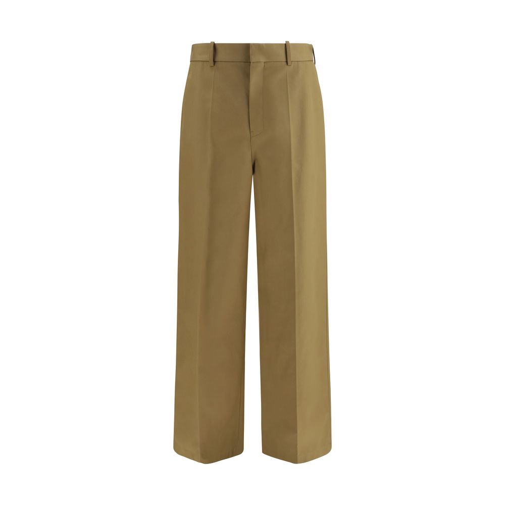 Balenciaga Beige Cotton Chino Pants Balenciaga