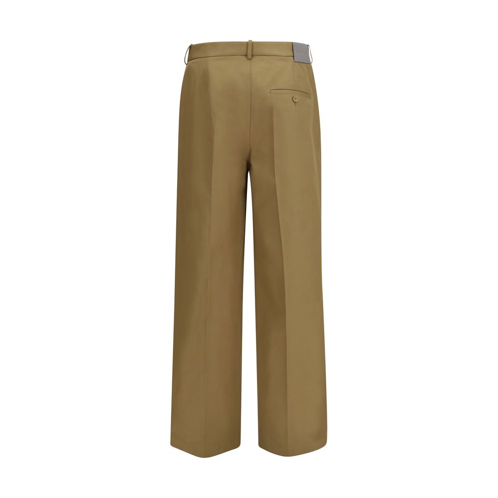 Balenciaga Beige Cotton Chino Pants Balenciaga
