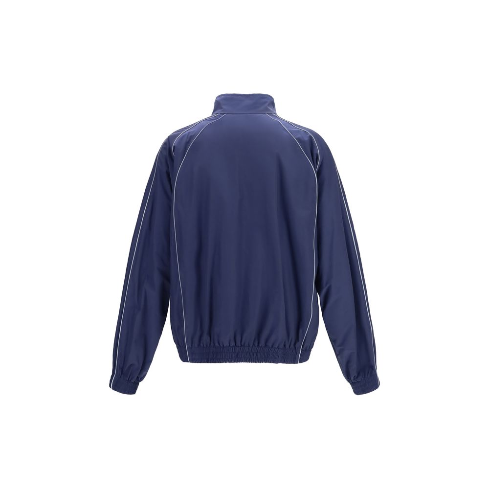 Balenciaga Blue Cotton Shell Jacket Balenciaga