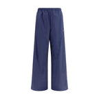 Balenciaga Blue Cotton Athletic Pants Balenciaga