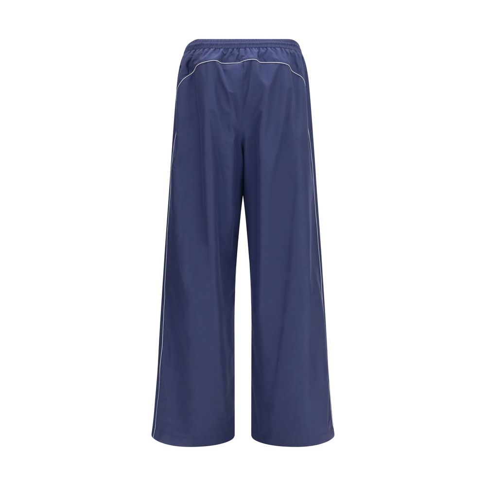 Balenciaga Blue Cotton Athletic Pants Balenciaga