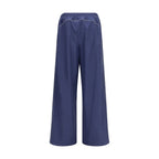 Balenciaga Blue Cotton Athletic Pants Balenciaga