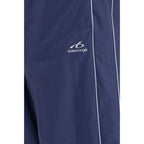 Balenciaga Blue Cotton Athletic Pants Balenciaga