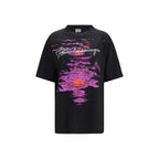 Balenciaga Black Cotton T-Shirt Balenciaga