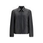 Prada Black Lamb Ovis Aries Aries Leather Jacket Prada