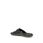 Versace Black Rubber Sandals Versace