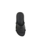 Versace Black Rubber Sandals Versace