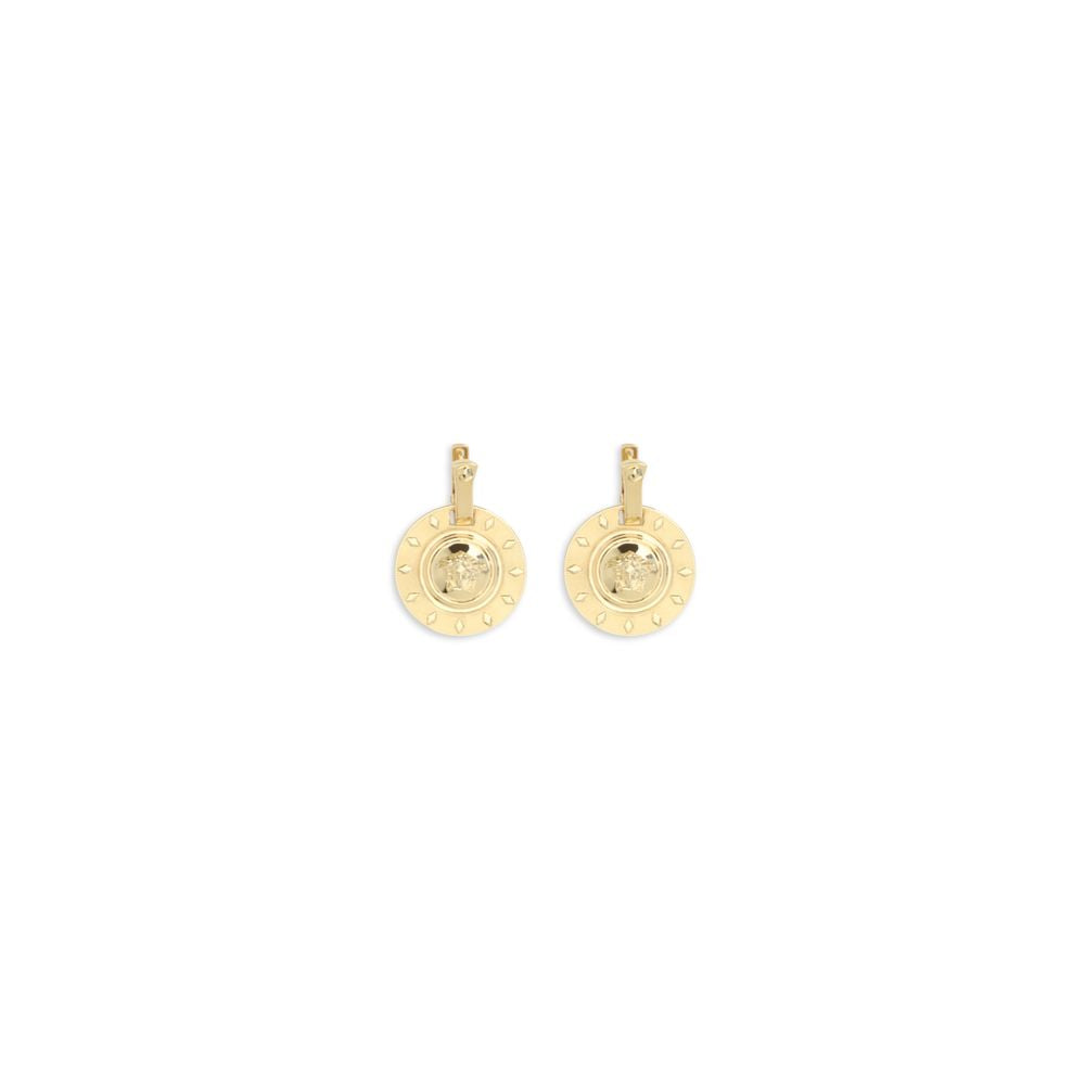 Versace Gold Brass Earrings Versace