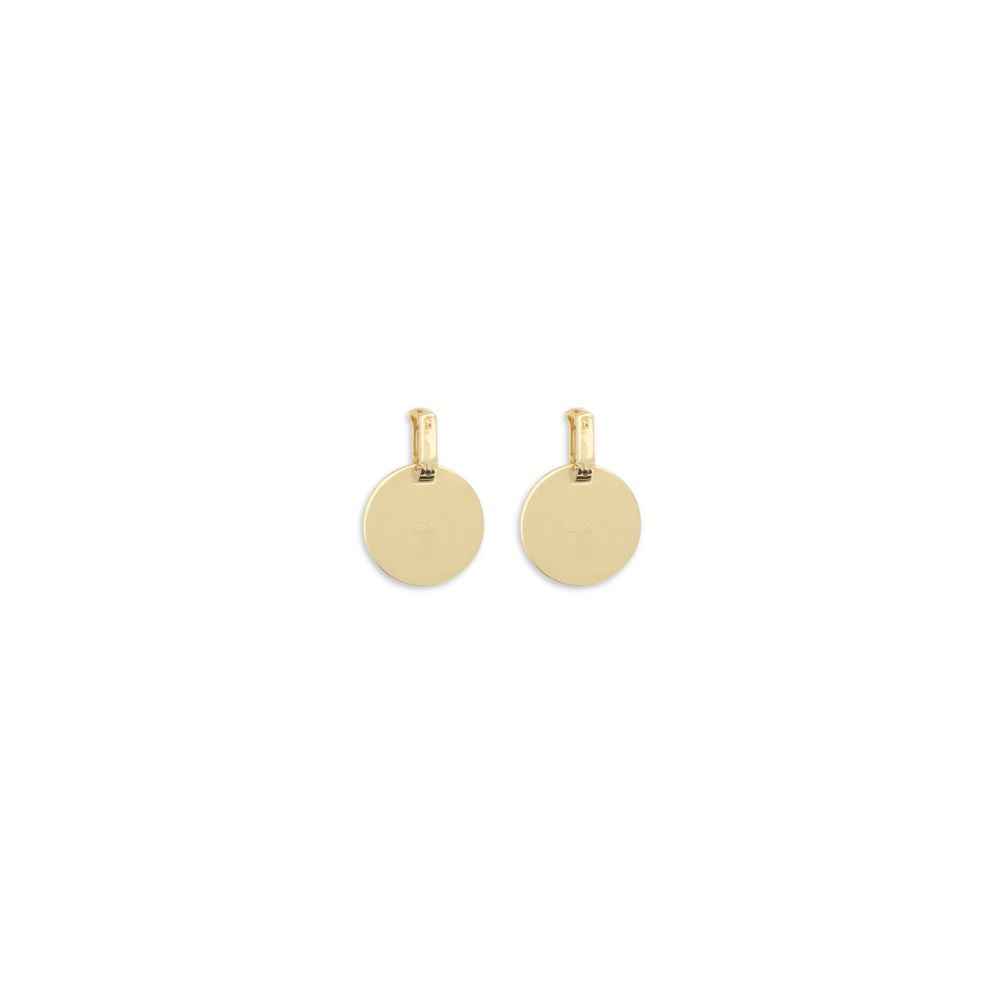 Versace Gold Brass Earrings Versace