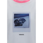 Versace White Cotton T-Shirt Versace