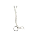 Prada White Recycled Polyamide Keychain Prada