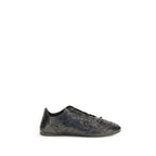Balenciaga Black Calf Leather Bos Taurus Athletic Sneakers Balenciaga