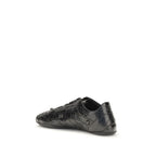 Balenciaga Black Calf Leather Bos Taurus Athletic Sneakers Balenciaga