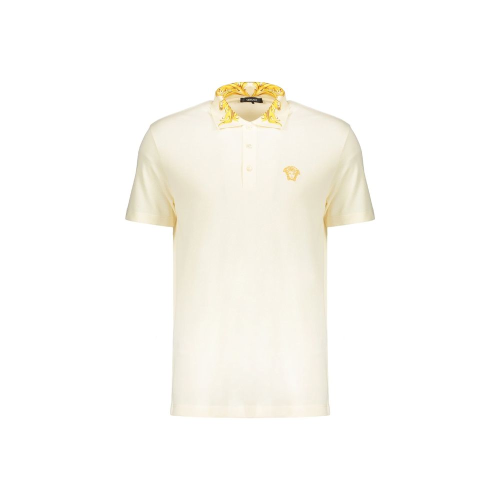 Versace Bicolor Cotton Polo Shirt Versace